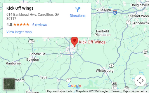 Location：614 Bankhead Hwy, Carrollton, GA 30117